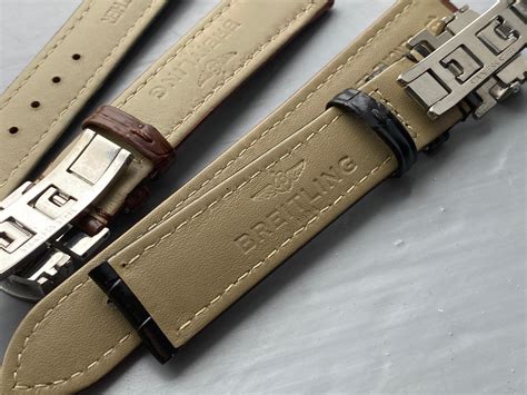 original breitling armband leder|breitling leather watch straps.